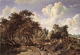 A Wooded Landscape by Meindert Hobbema